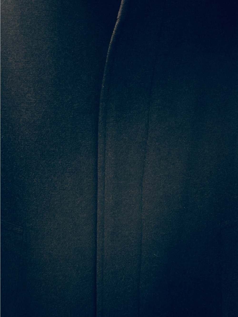 UNIQLO Men’s Large Forest Green Coat Japanese Minimalist Hidden Button Wool-Like - Picture 2 of 14